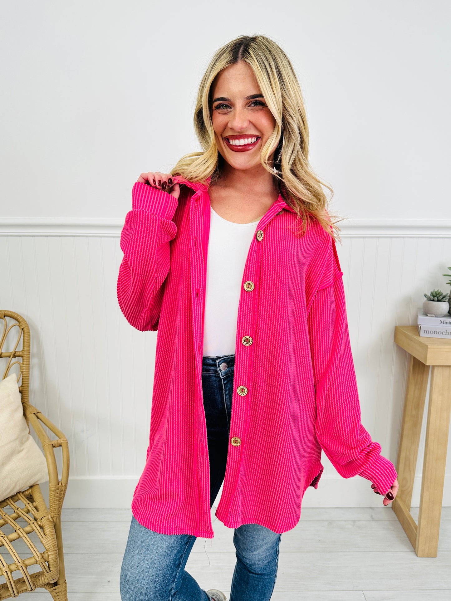 Color Crush Shacket in Multiple Colors