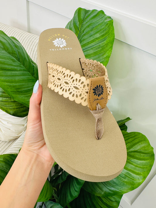 Seaside Keepsake Flip Flops In Natural