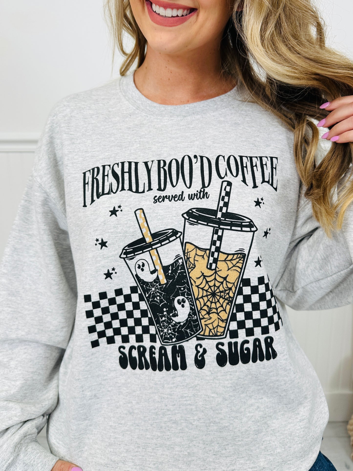 Scream and Sugar Graphic Crewneck Sweatshirt