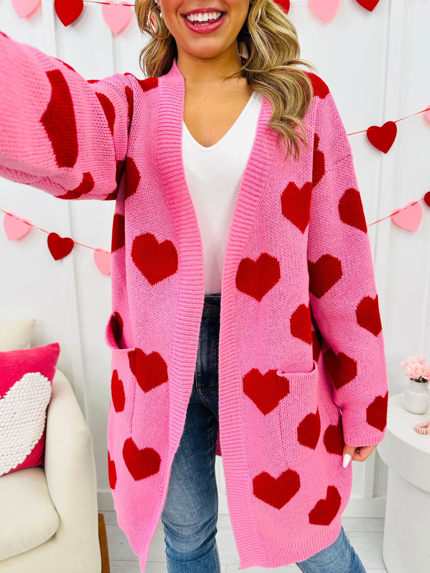 Sweetheart Style Cardigan