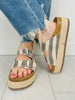 Sunshine on My Mind Sandals In Black Stripe