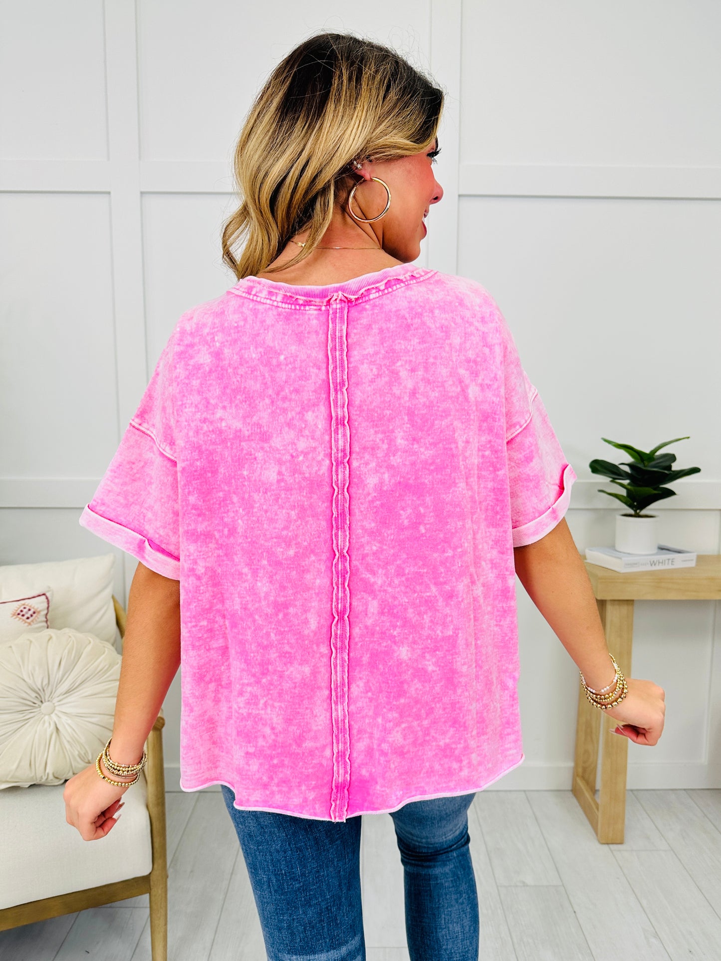 DOORBUSTER! Worn To Perfection Top- Multiple Colors!