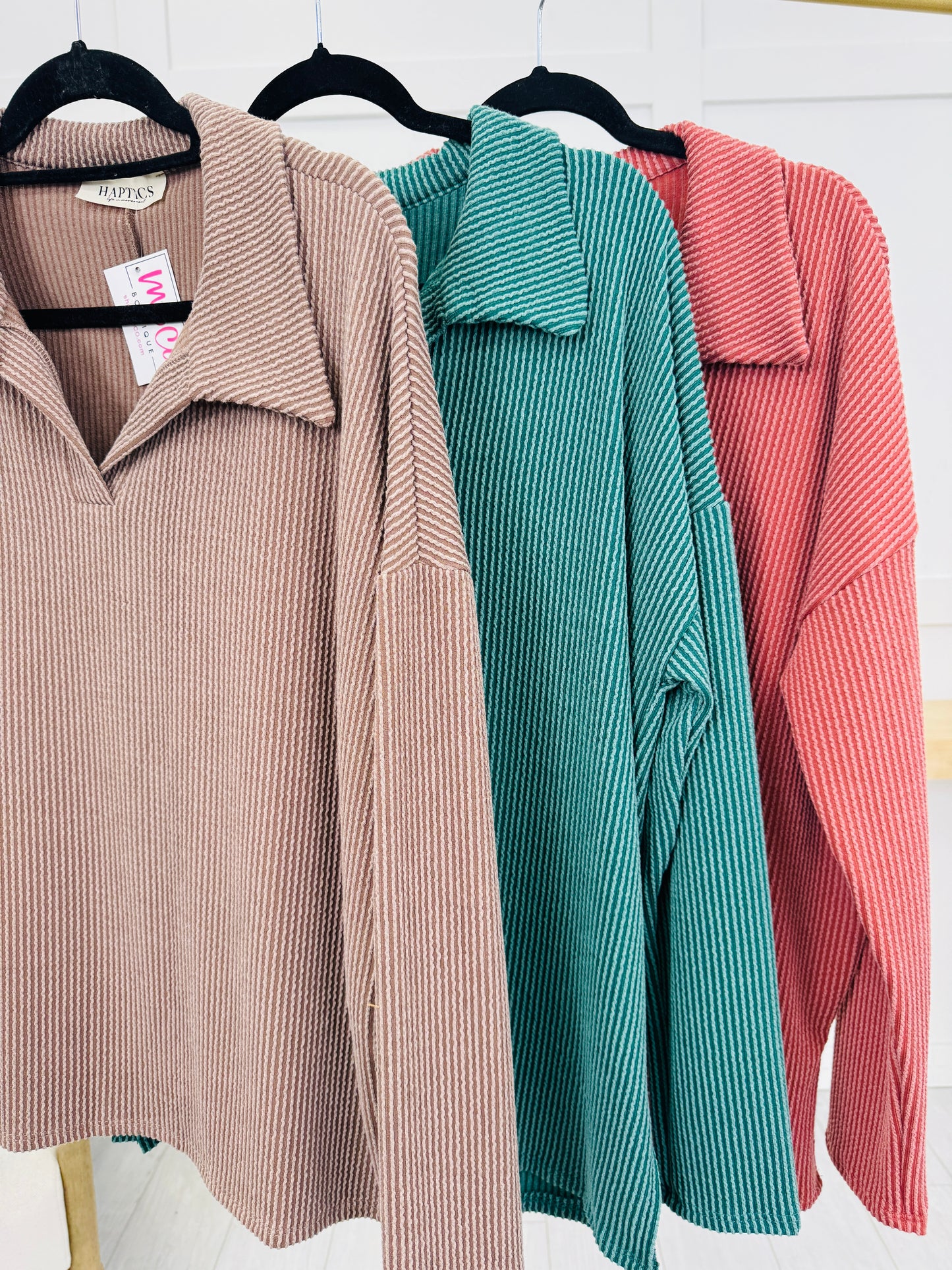 Fireside Corded Top- Multiple Colors!