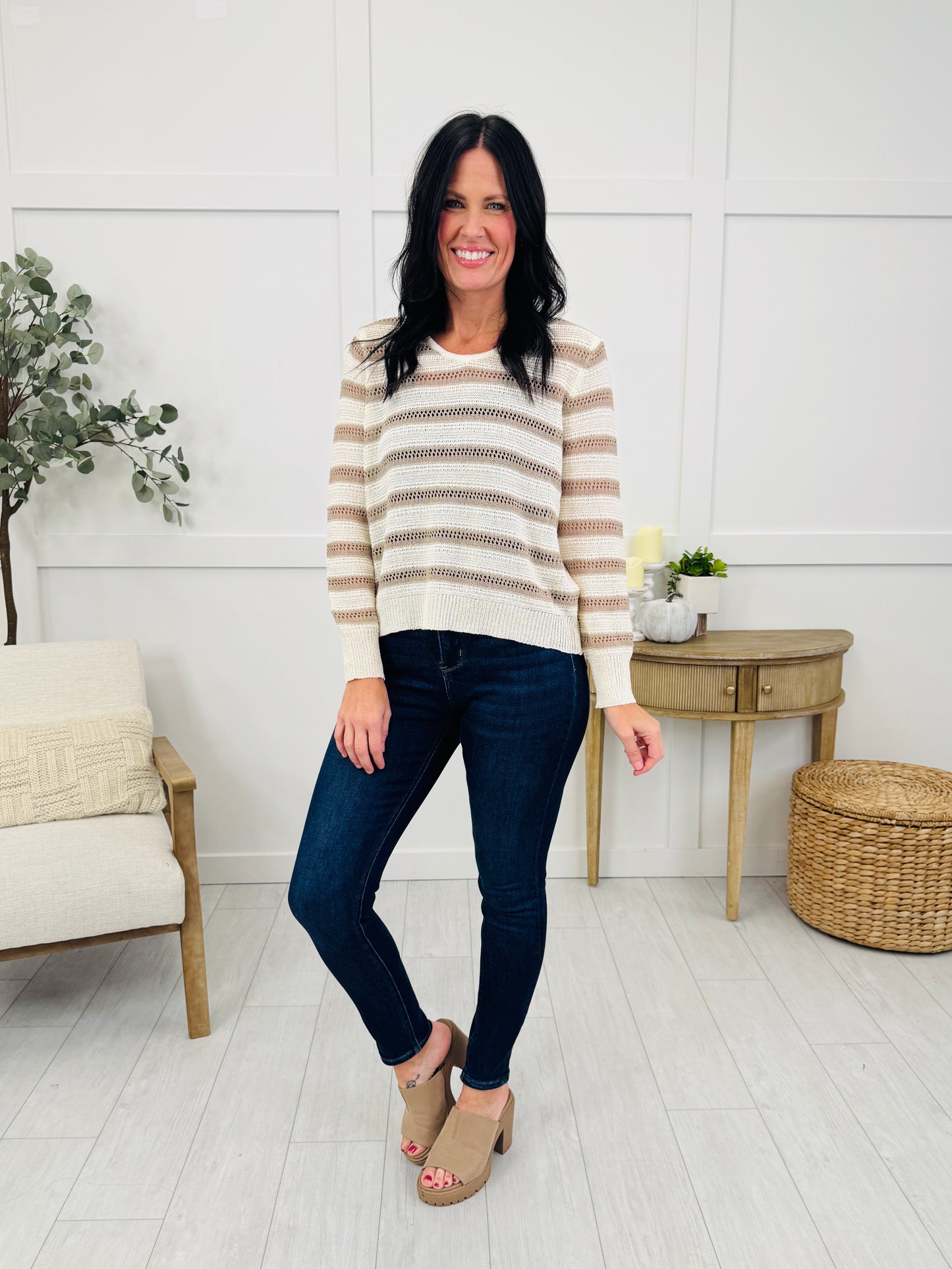 Sand & Cinnamon Sweater In Taupe