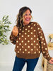 Dot Your Day Pullover In Chocolate