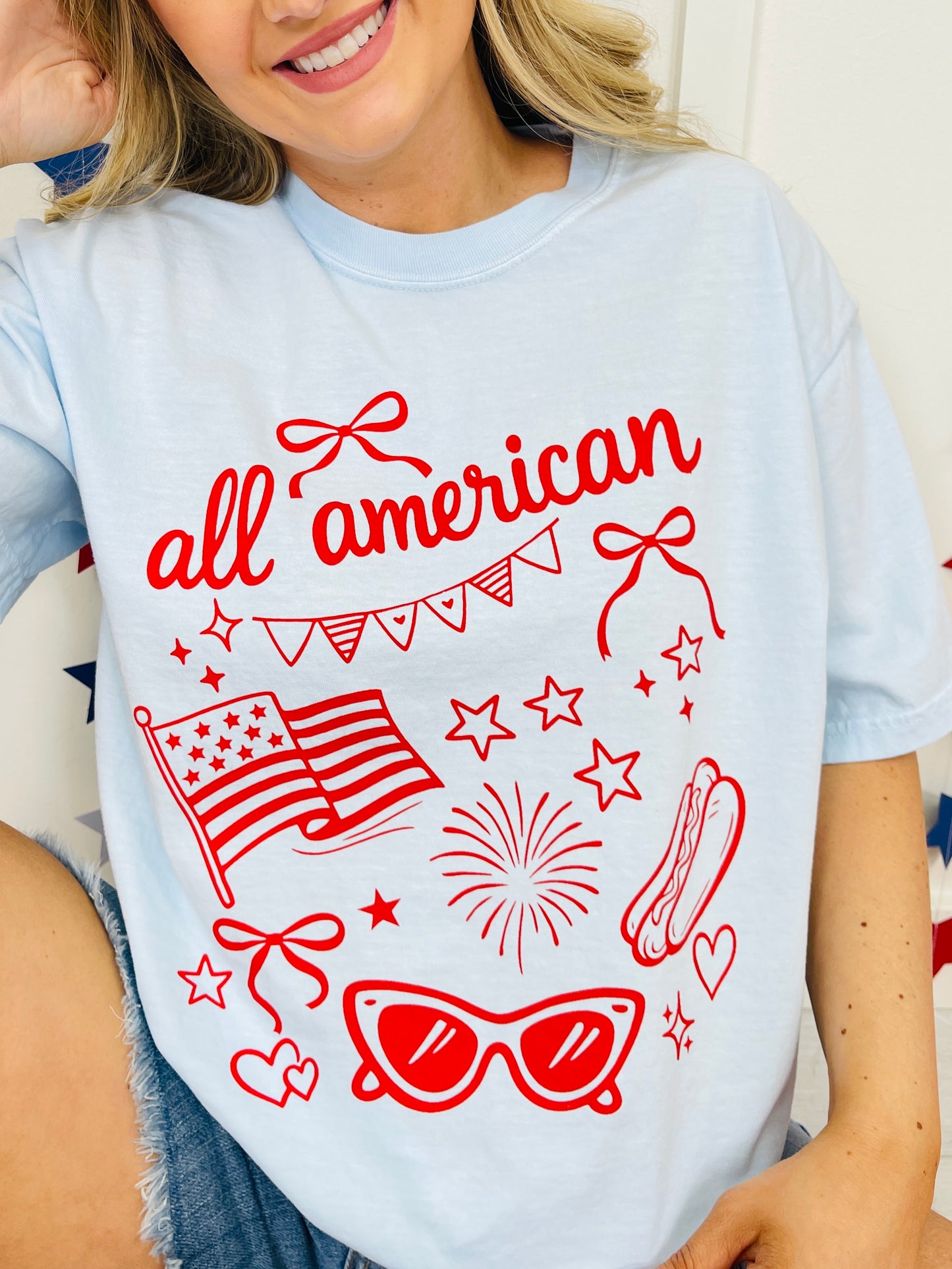 All American Graphic Tee