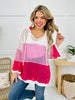 Sunset Splendor Pullover in Pink