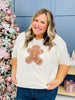 REG/CURVY Cream Gingerbread Man Graphic Tee