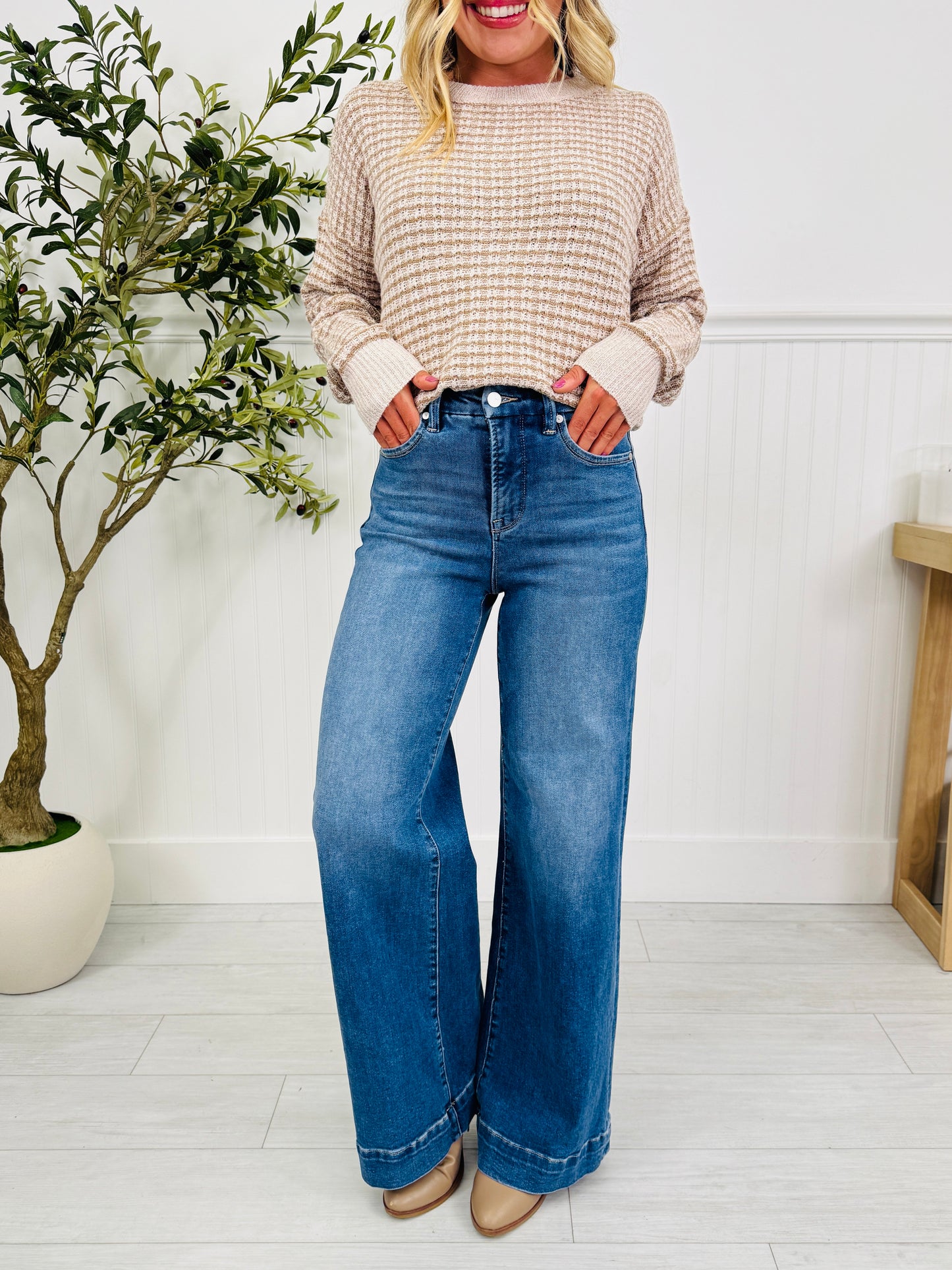 Ready to Roll Retro Wide Leg Jeans in Three Inseams