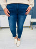 Judy Blue Plus/Reg Always On Your Side Slit Skinny Jeans