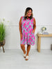 The Gone Coastal Dress In Naples Print