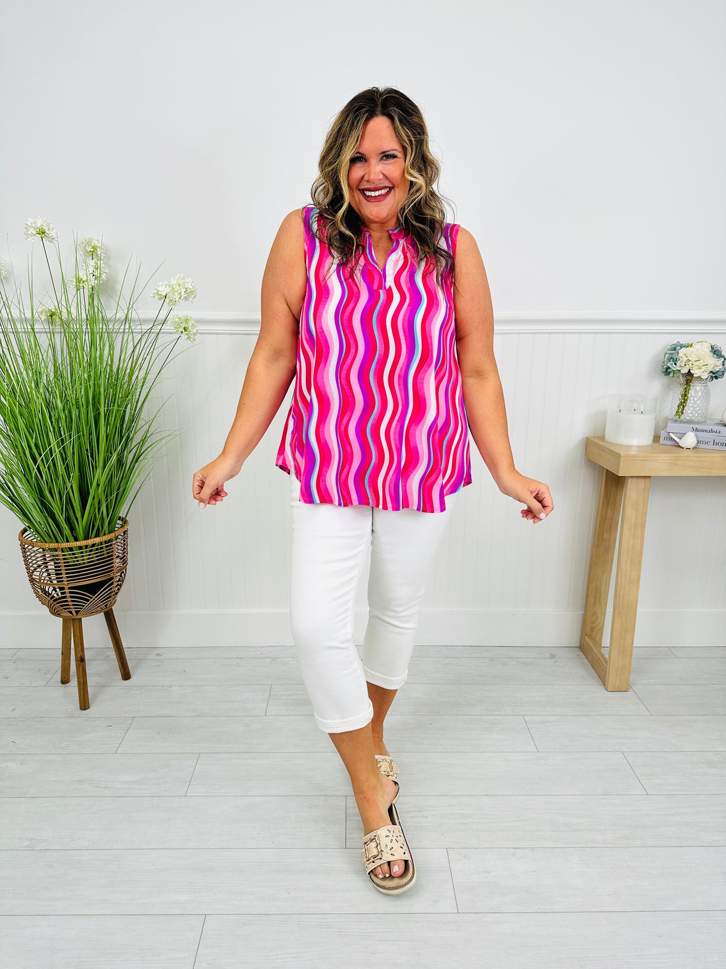 Sunshine Energy Top in San Diego Print