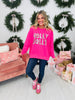 Holly, Jolly, and Sparkle Pullover