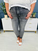 Judy Blue Happy When Skies Are Gray Tummy Control Skinny Jeans in Reg/Curvy