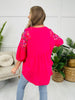 Simple Spark Top in Hot Pink