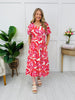 Effortless Escape Dress In Red