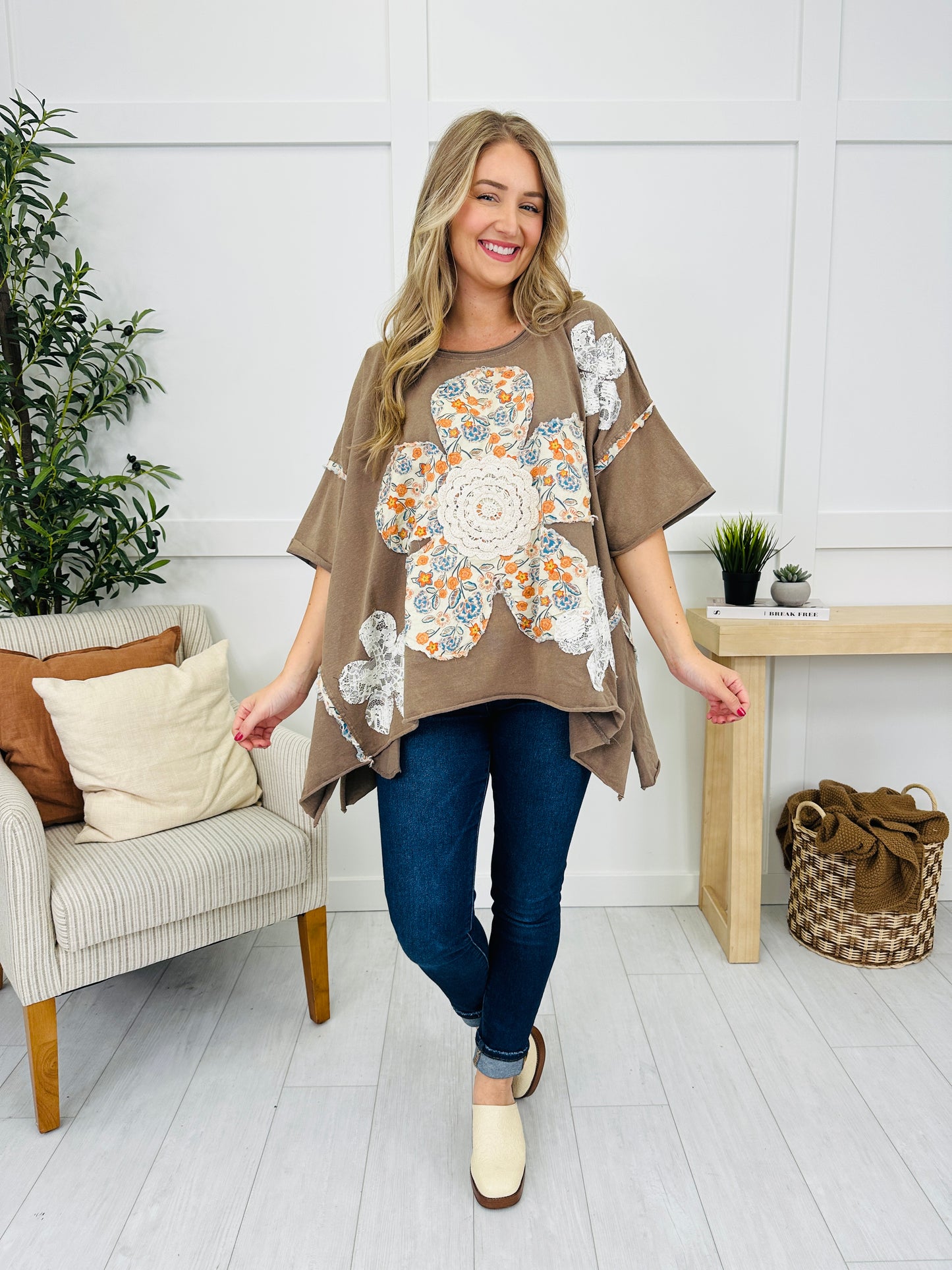 Flowers On My Sleeve Top