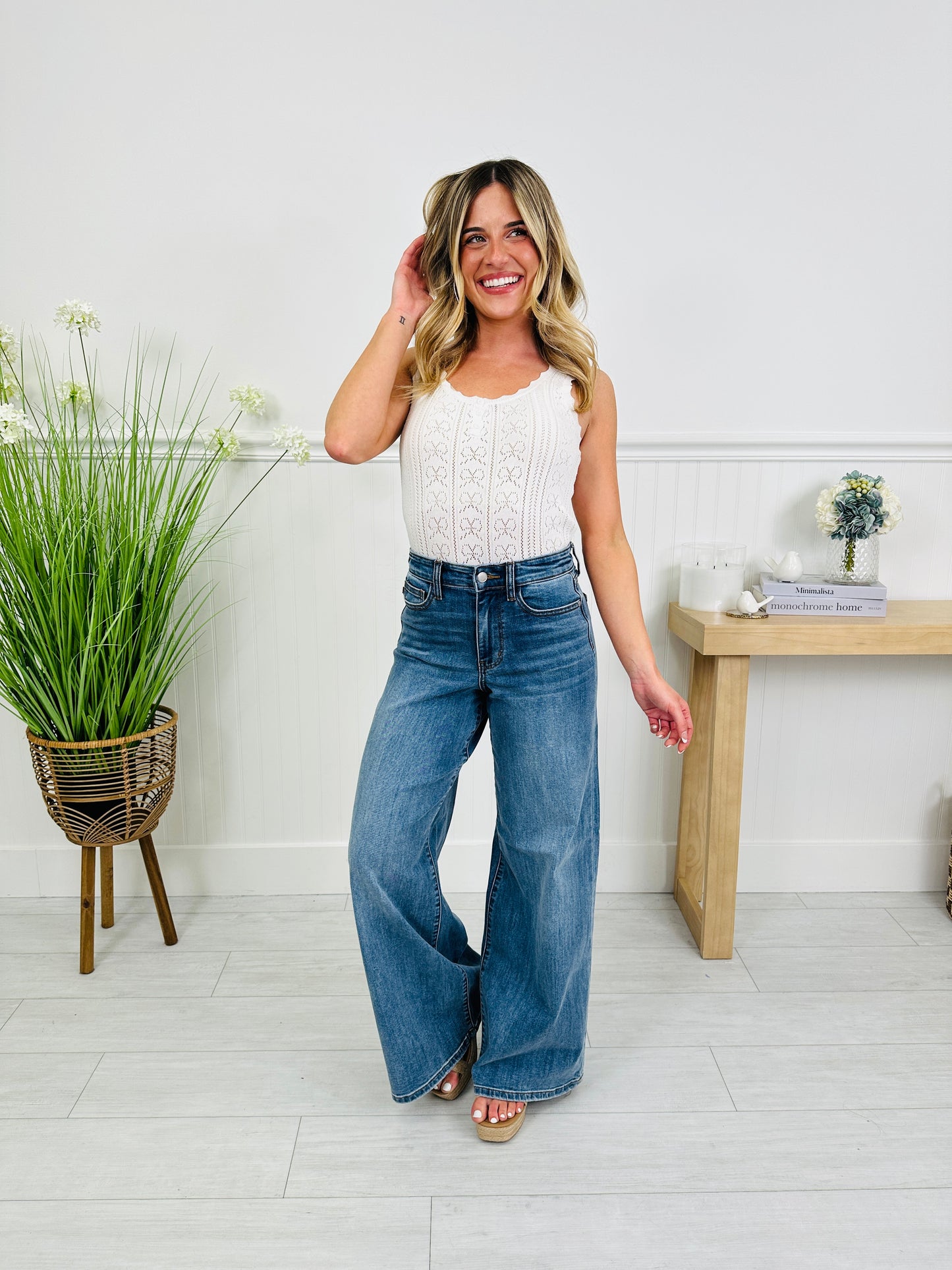 Judy Blue Polished in Palazzo Jeans