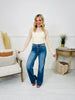 Go Into Detail Tummy Control Wide Leg Jeans