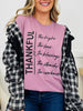 Thankful For Graphic Tee - Multiple Colors!