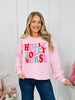 Holly Jolly Nurse Graphic Crewneck Sweatshirt
