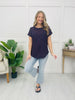 Low Key Stripe Top In Navy