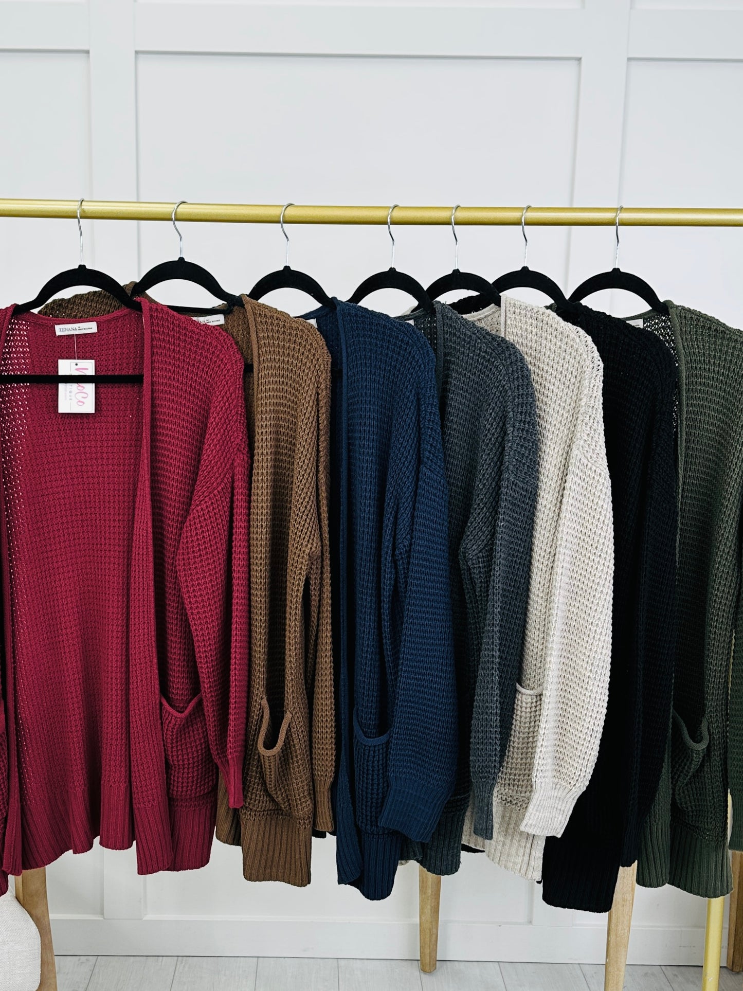 The Comfort Zone Cardigan In Multiple Colors