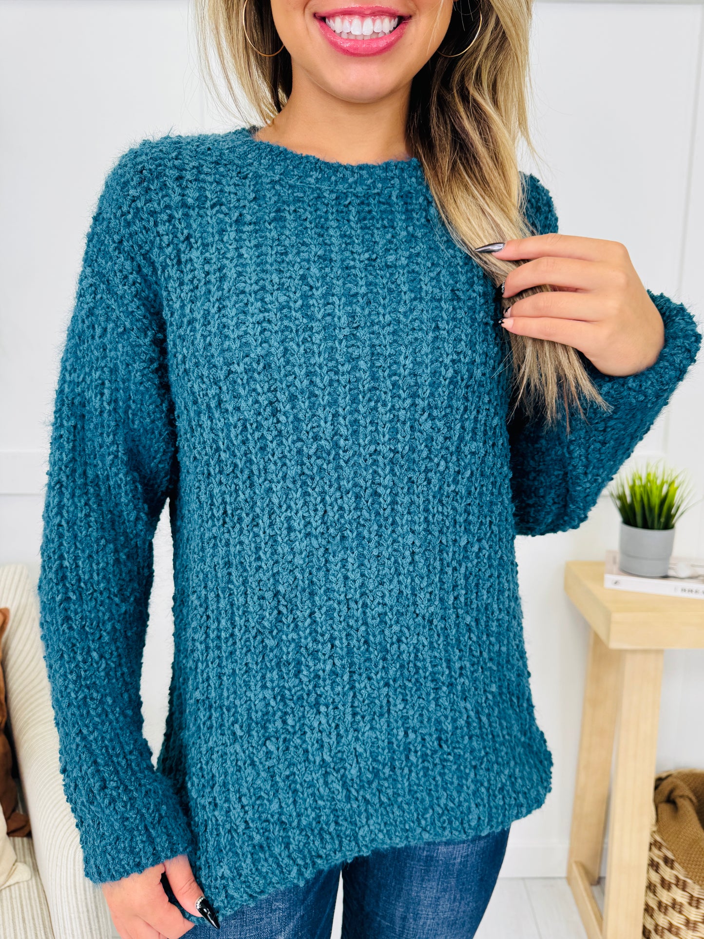 DOORBUSTER! Threaded Thoughts Sweater- Multiple Colors!