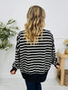 Stripe Up Your Alley Pullover In Black