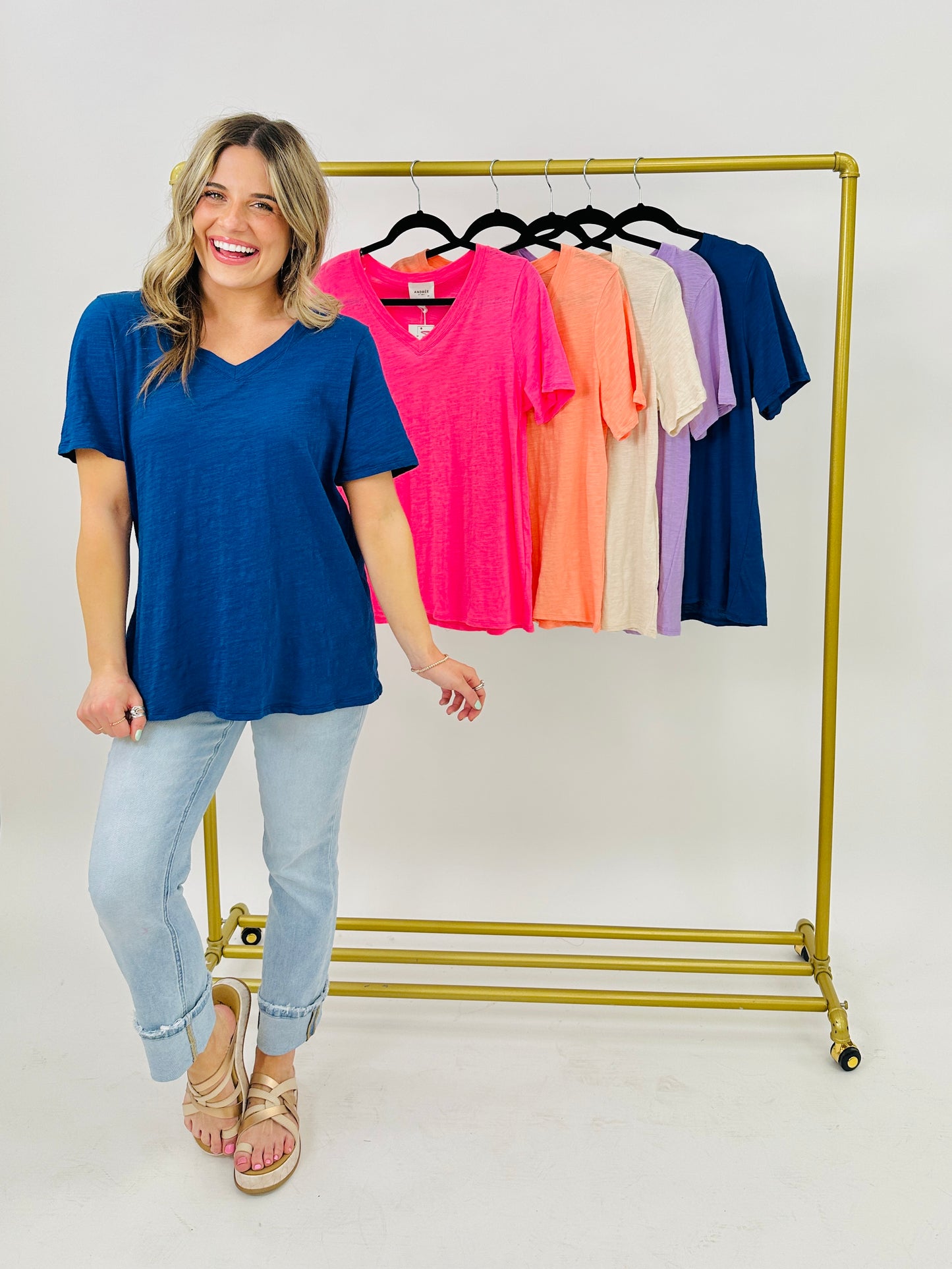 Summer Staple Doorbuster Top- Multiple Colors!