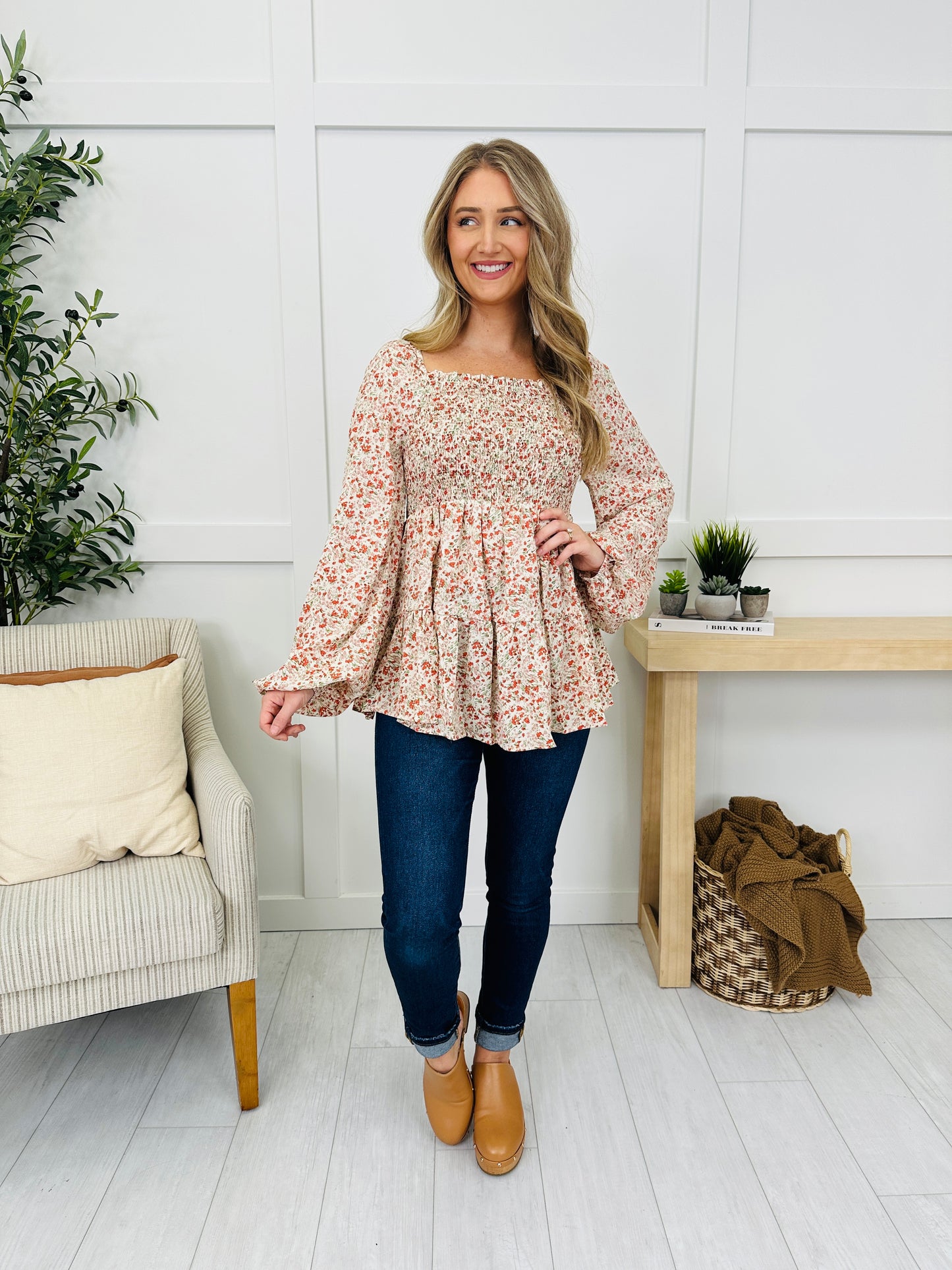 Floral Refrain Top