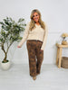 Vintage Bloom Tummy Control Wide Leg Jeans