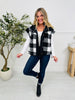 Plaid To Perfection Vest In Black