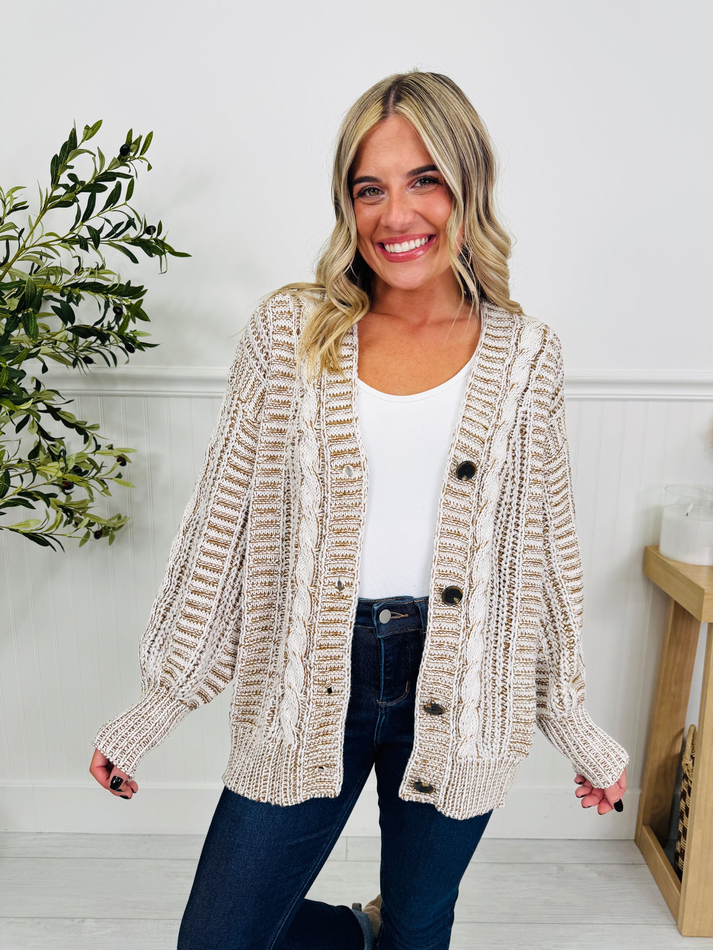 Comfort Calling Cardigan In Oatmeal
