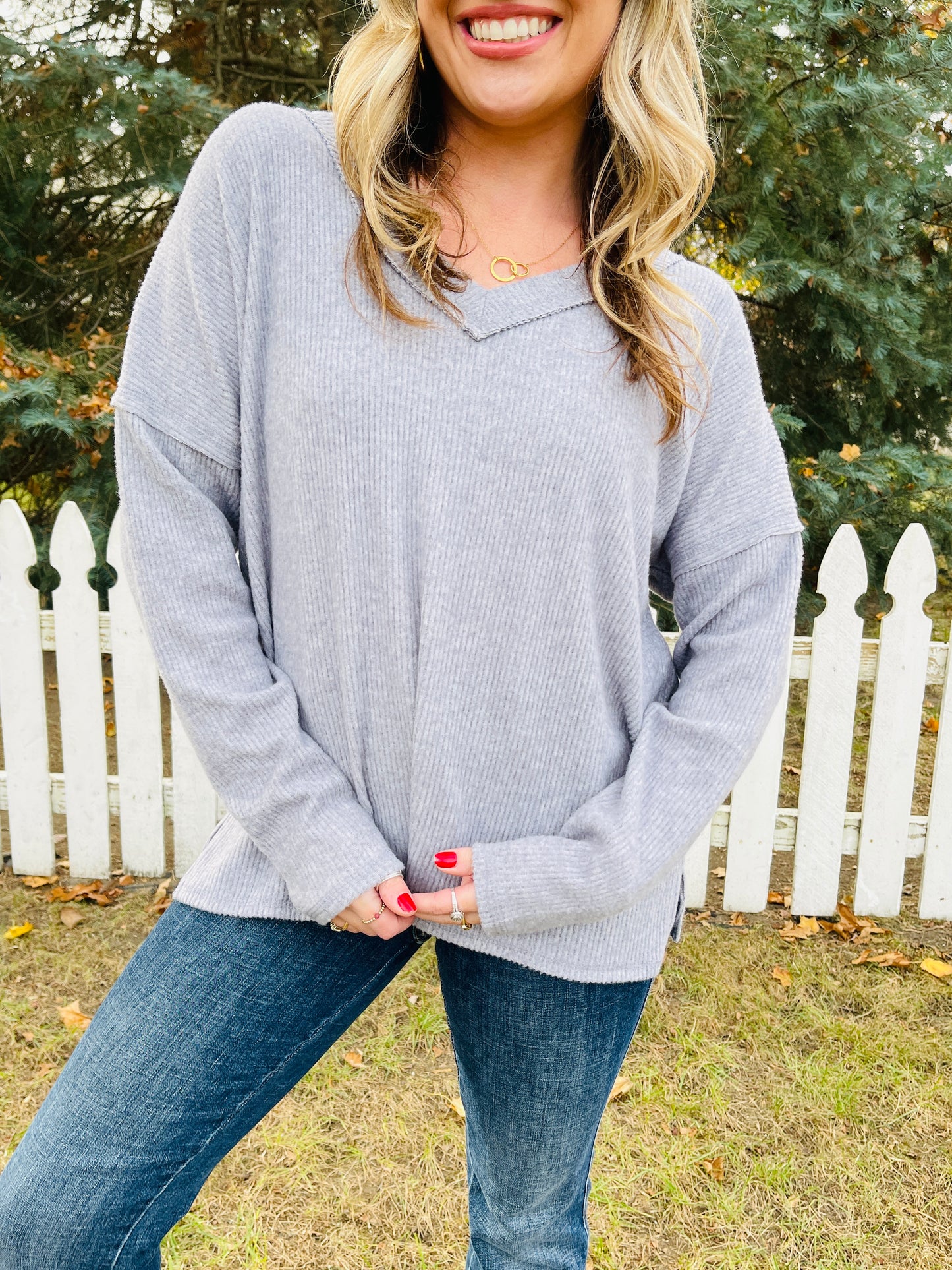 DOORBUSTER! REG/CURVY All Day Ease Top- Multiple Colors!