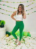 Tummy Control Custom MOCO Leggings In Kelly Green