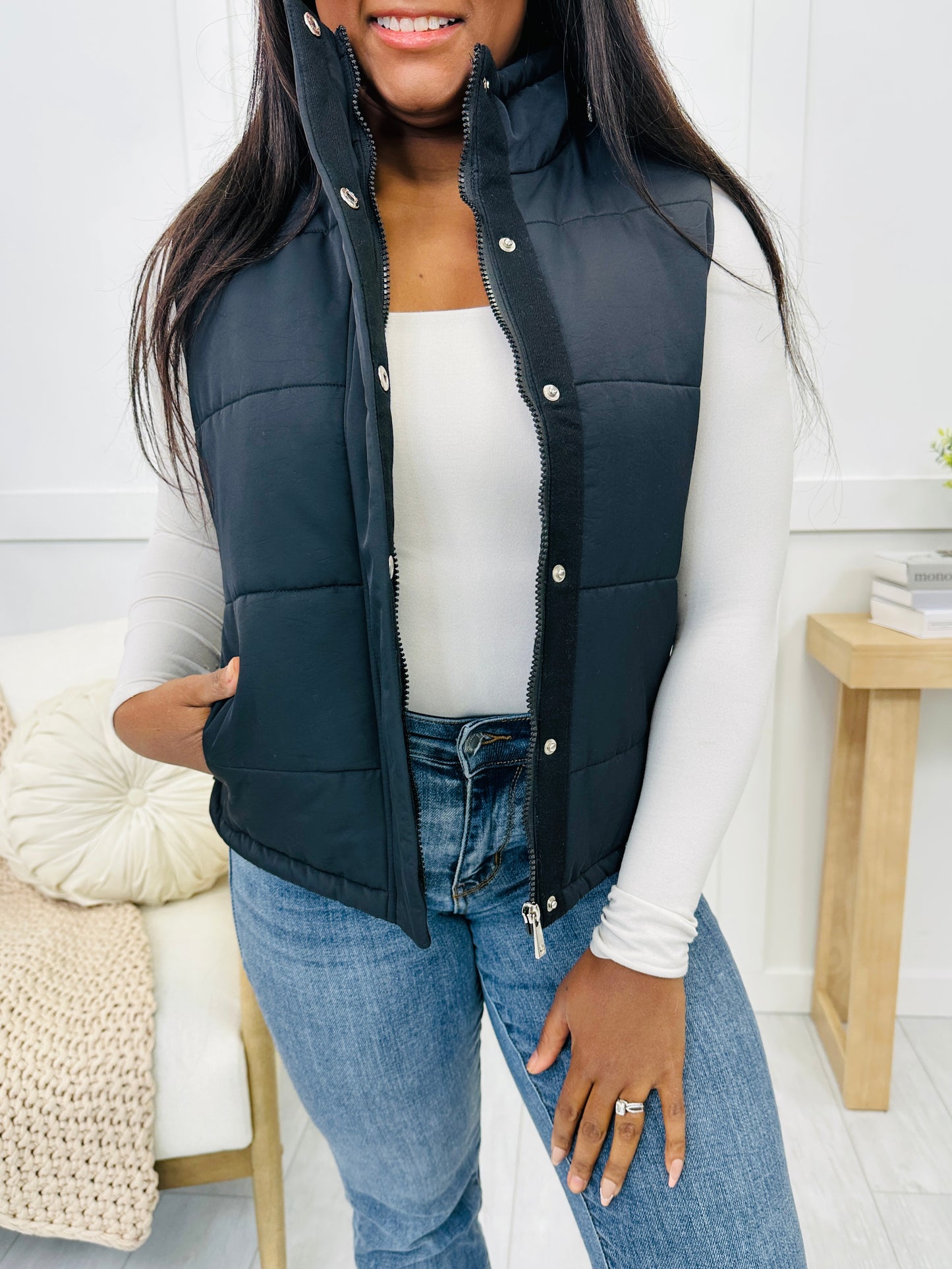 DOORBUSTER! The Cozy Cabin Vest- Multiple Colors!