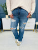 Judy Blue REG/CURVY Get Something Straight Mid Rise Jeans
