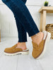 The Cozy Commander Mules in Almond