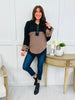 Downtown Cozy Top In Black