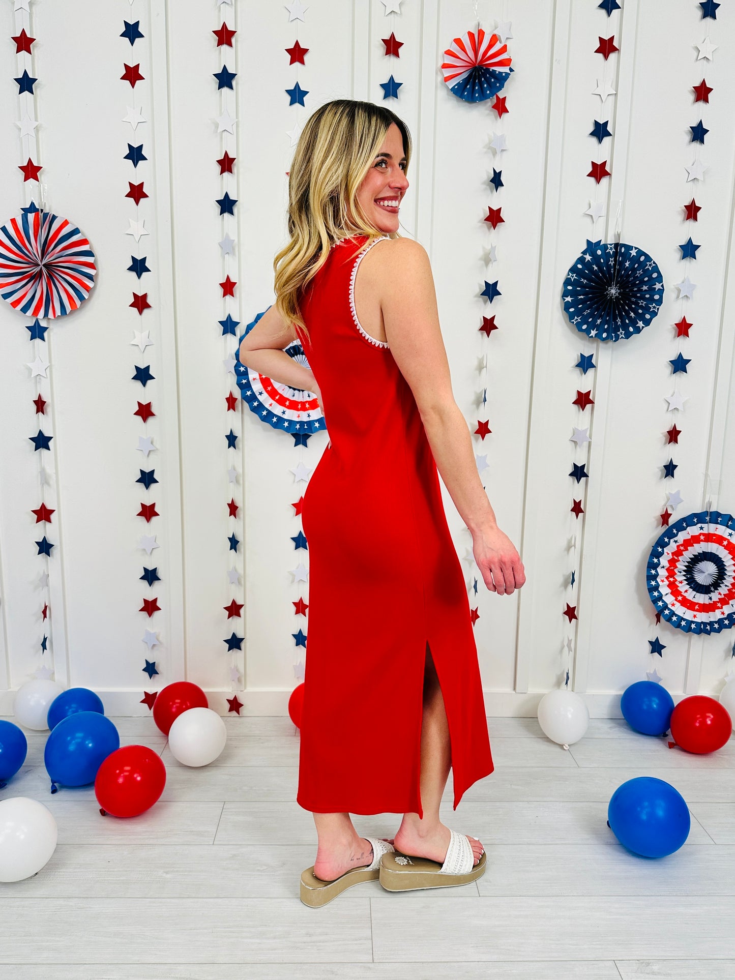 Fireworks and Freedom Midi Dress