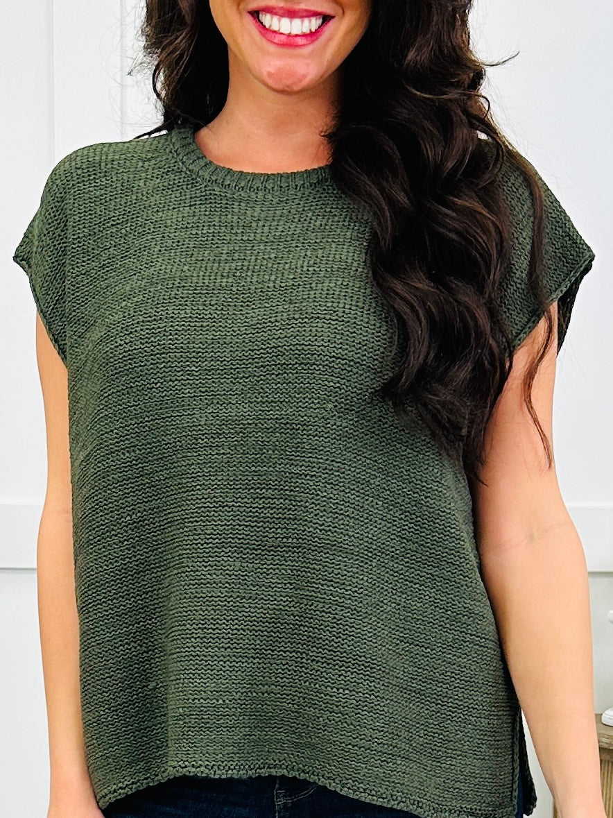 Going Places Knit Top In Multiple Colors