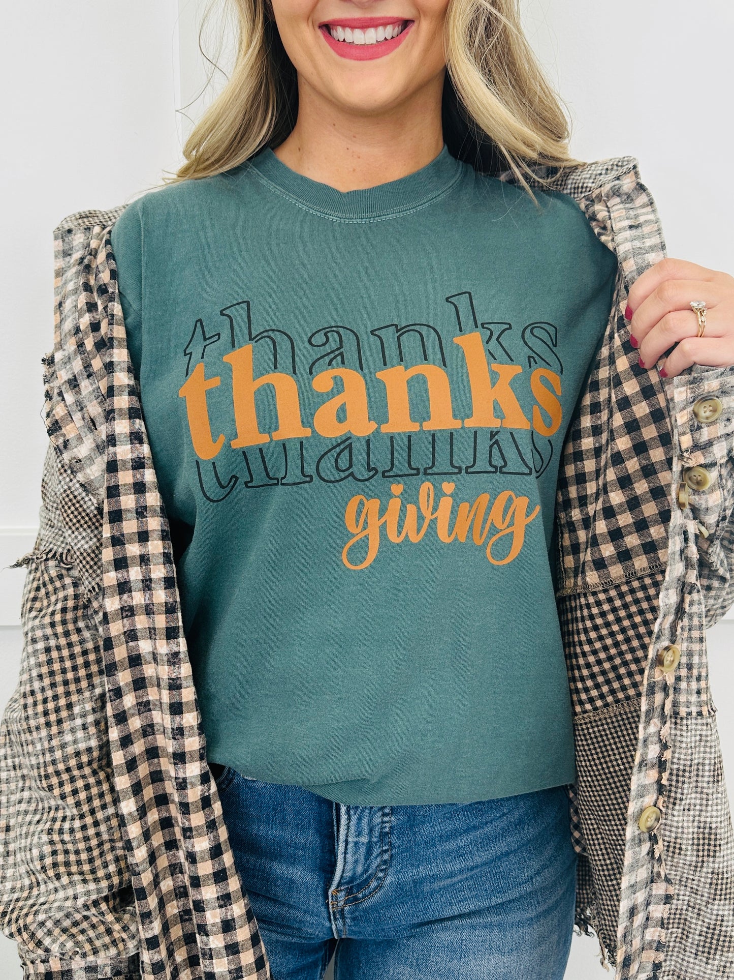 Thanksgiving Graphic Tee- Multiple Colors!