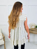 Leave A Little Magic Top In Grey Multi
