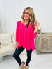 DOORBUSTER! REG/CURVY Pleated Love Top- Multiple Colors!