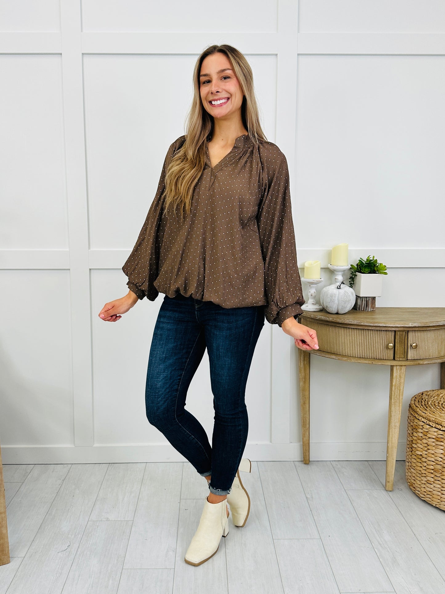 The Truffle Dot Blouse