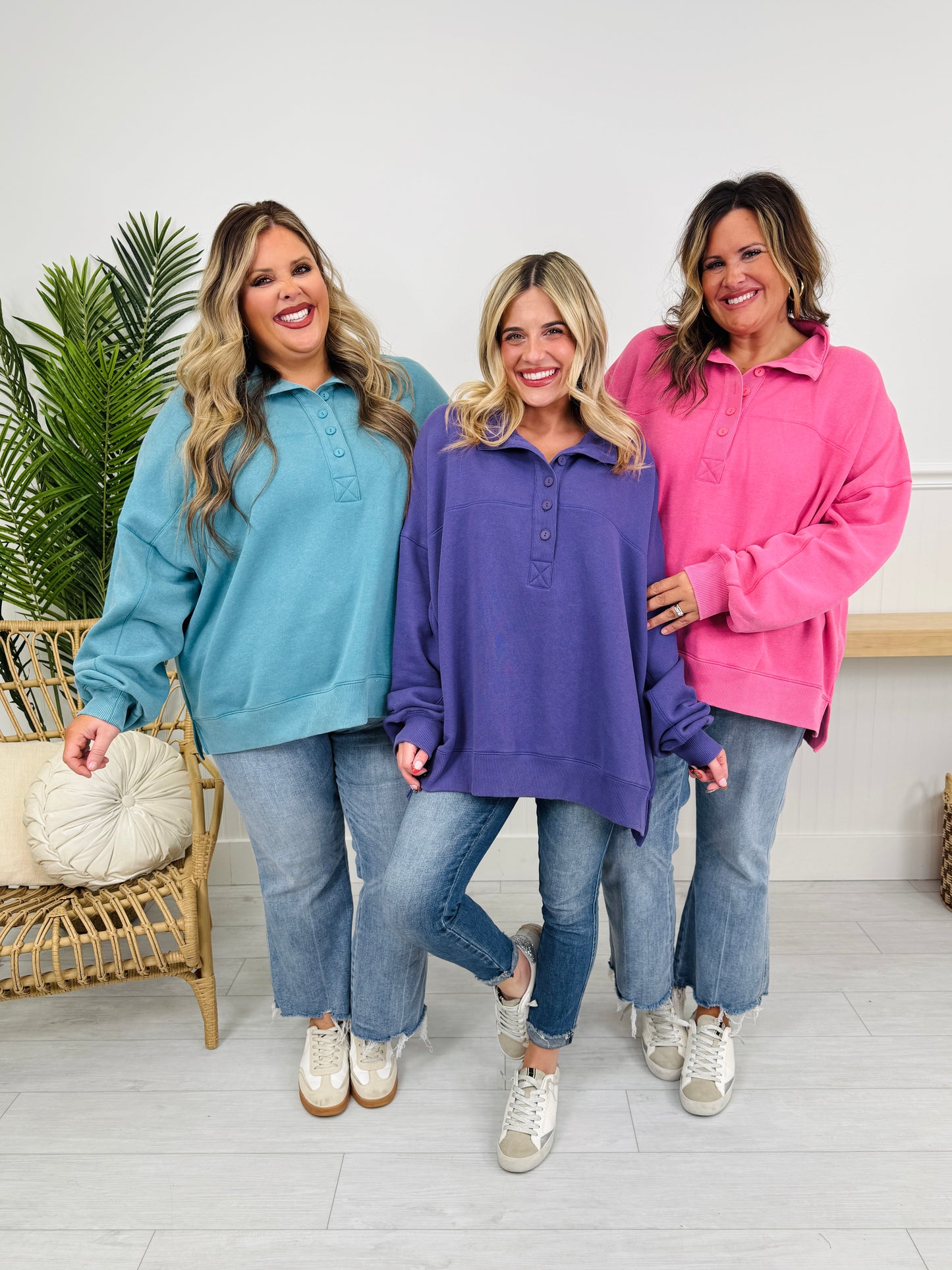 Living For Color Pullover in Three Colors