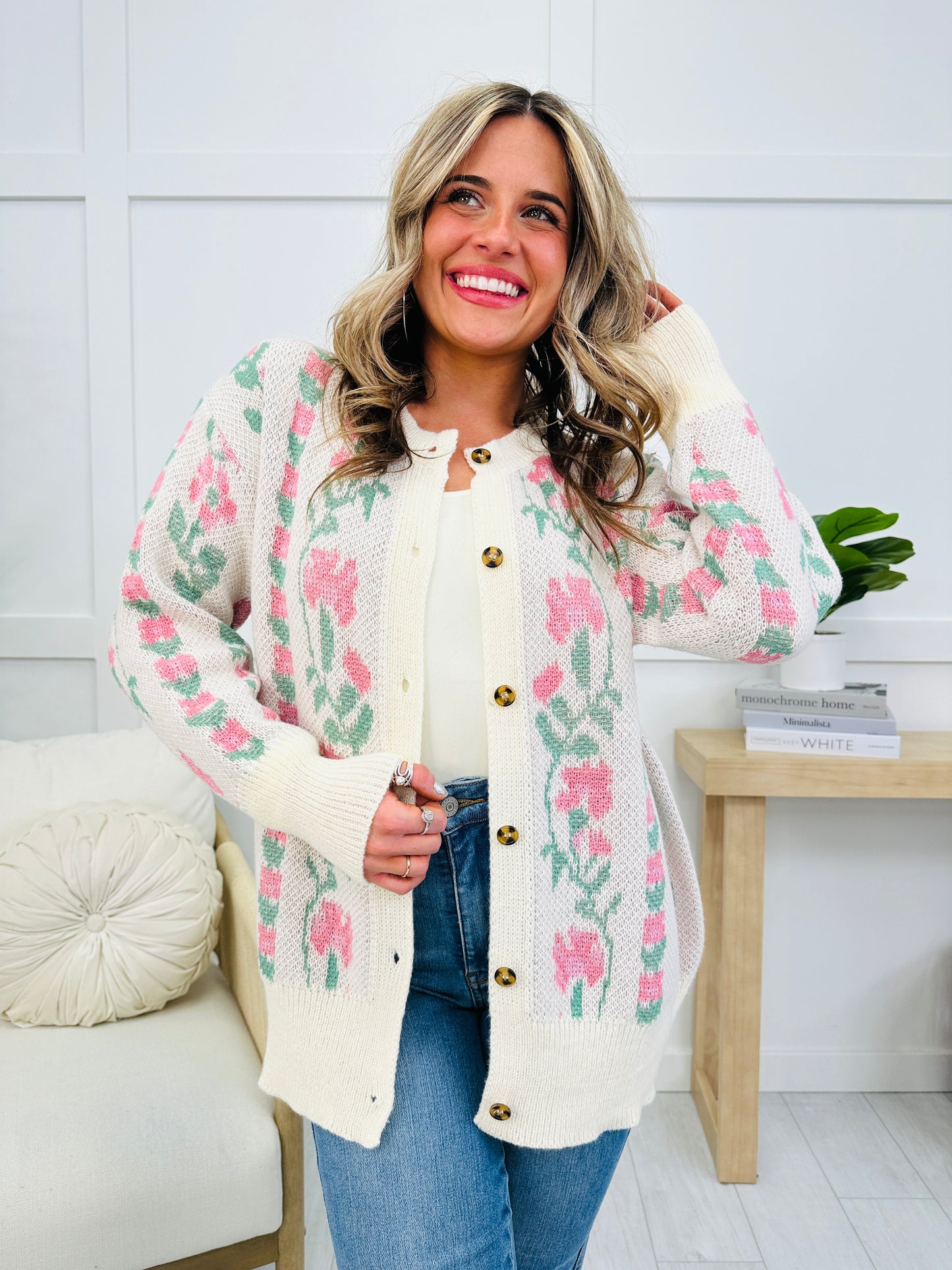 Rosebud Radiance Cardigan