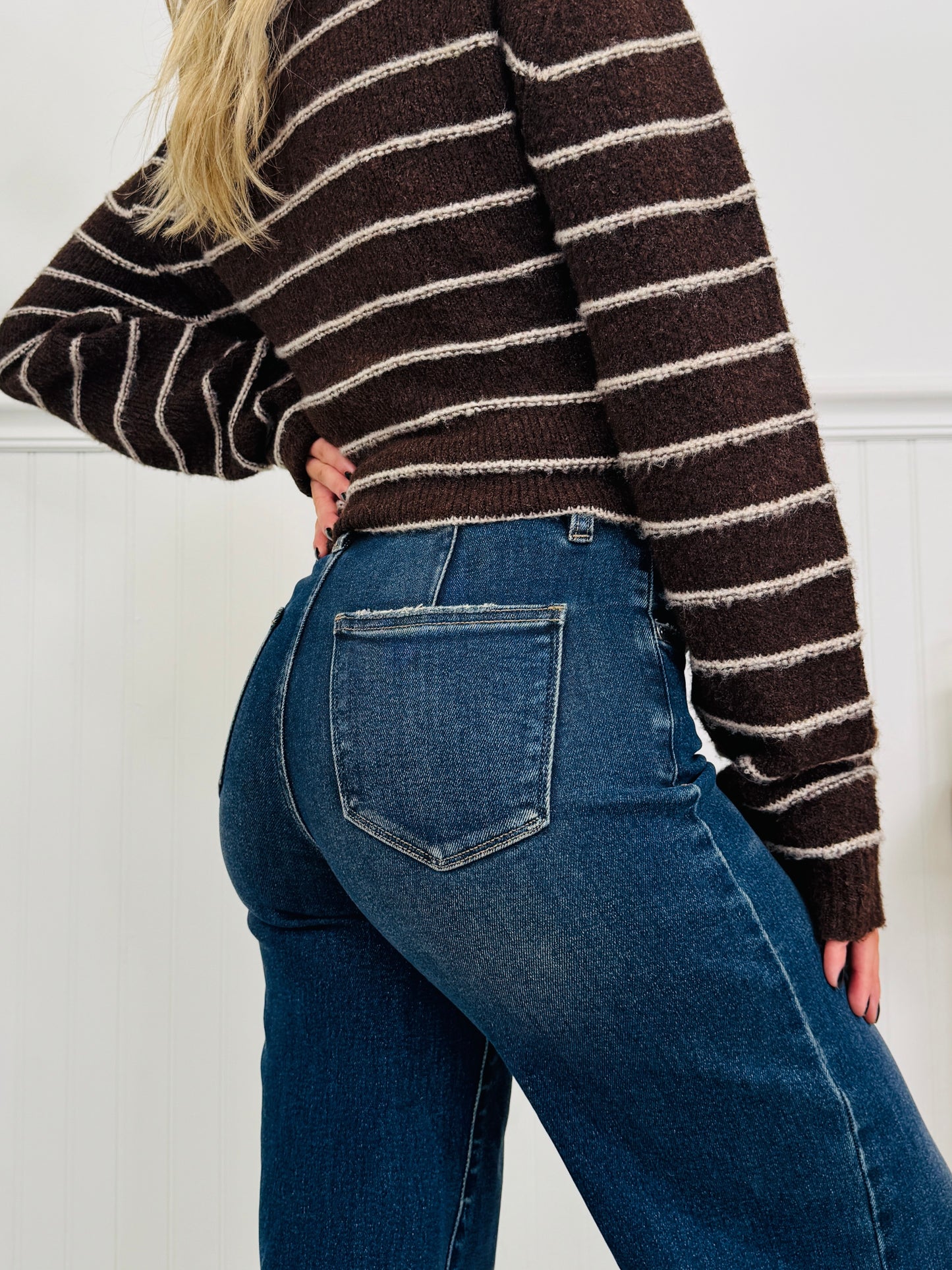 Best Dressed Tummy Control Retro Wide Leg Jeans