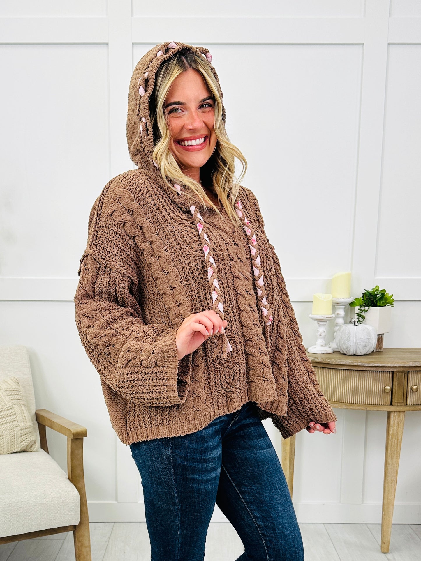 Fireside Cabernet Pullover Sweater In Chocolate